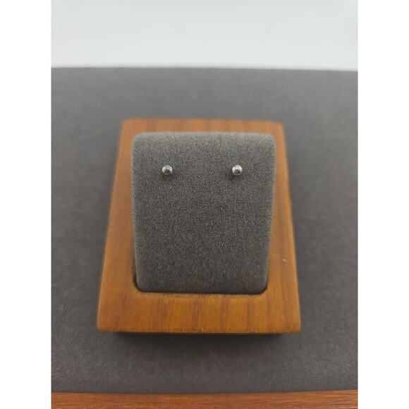 Primrose Extra Small Sterling Silver Stud Earrings Minimalist Simple Dainty - Picture 1 of 3